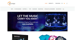 Desktop Screenshot of boutique.cavalia.net