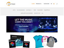 Tablet Screenshot of boutique.cavalia.net
